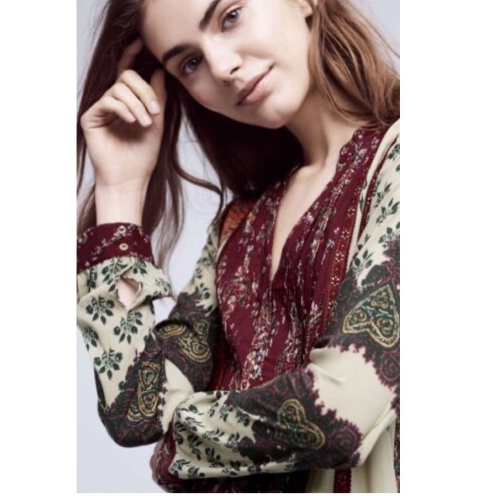 Anthropologie Tiny Patchwork Tunic Shirt Dress - Picture 2 of 4